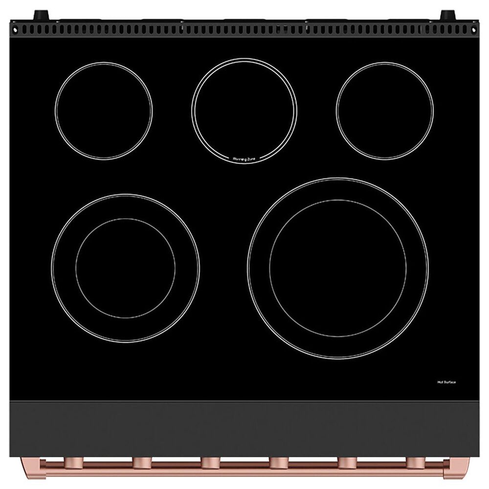 Thor Kitchen Gordon Ramsay 4.6 Cu. Ft. Professional Freestanding Electric Range with Rose Gold Handle Kit in Black, , large