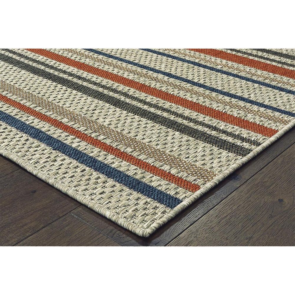 Oriental Weavers Latitude 7&#39;10&quot; x 10&#39; Grey Area Rug, , large