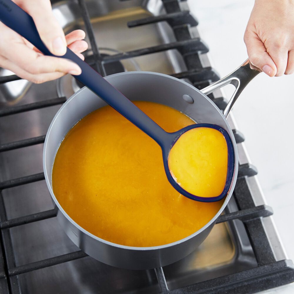 Green Pan Platinum Silicone Ladle in Oxford Blue, , large
