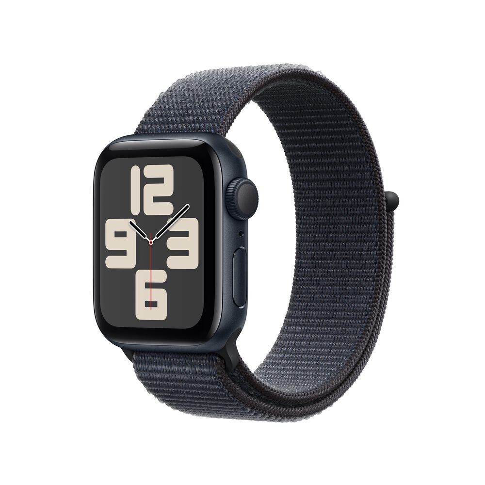 Apple Watch SE GPS 40mm Midnight Aluminum Case with Ink Sport Loop, , large