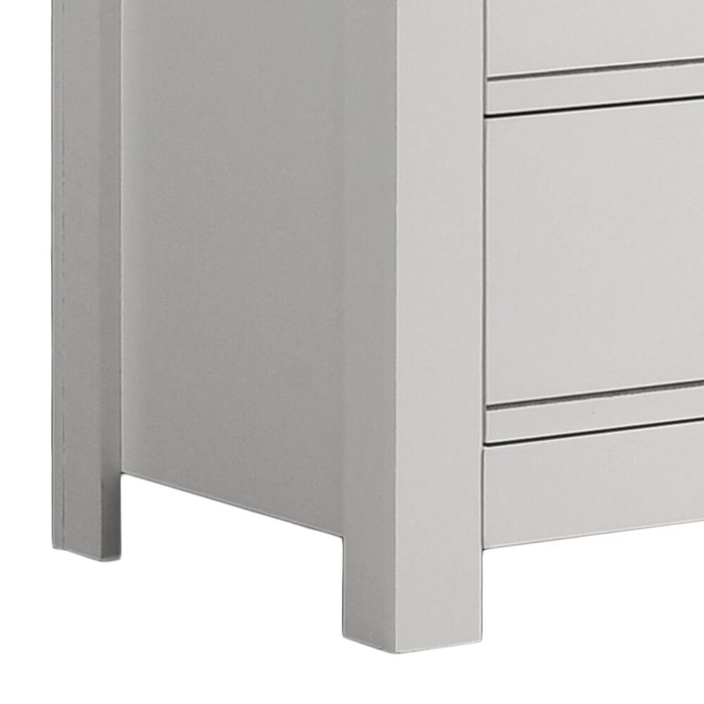 HOMLUX 3-Piece Bedroom Set with 6-Drawer Dresser, 5-Drawer Chest &amp; Nightstand in White, , large