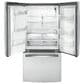 GE Appliances 17.5 Cu. Ft. Counter-Depth French-Door Refrigerator in Fingerprint Resistant Stainless Steel, , large