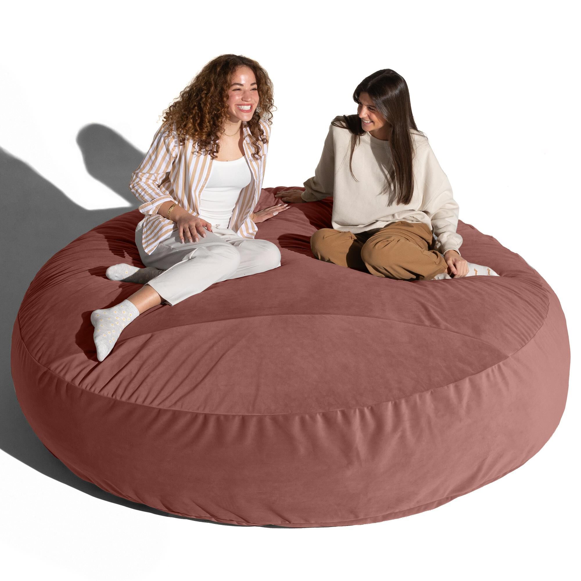 Jaxx Cocoon XL 7' Bean Bag Chair in Mauve