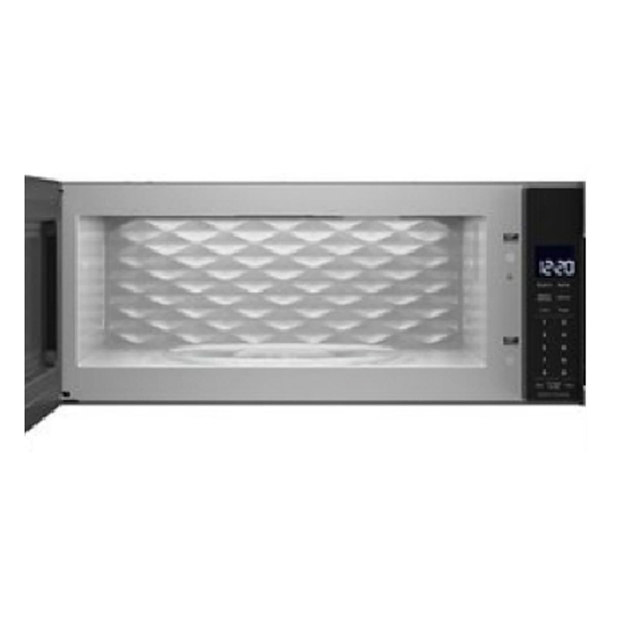 Whirlpool low profile store microwave stainless steel