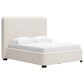 Millenium Brintstreet Cal King Upholstered Bed in Beige, , large