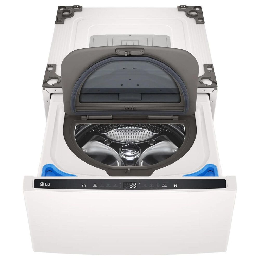 LG 27'' SideKick Pedestal Washer in Alpine White, , large