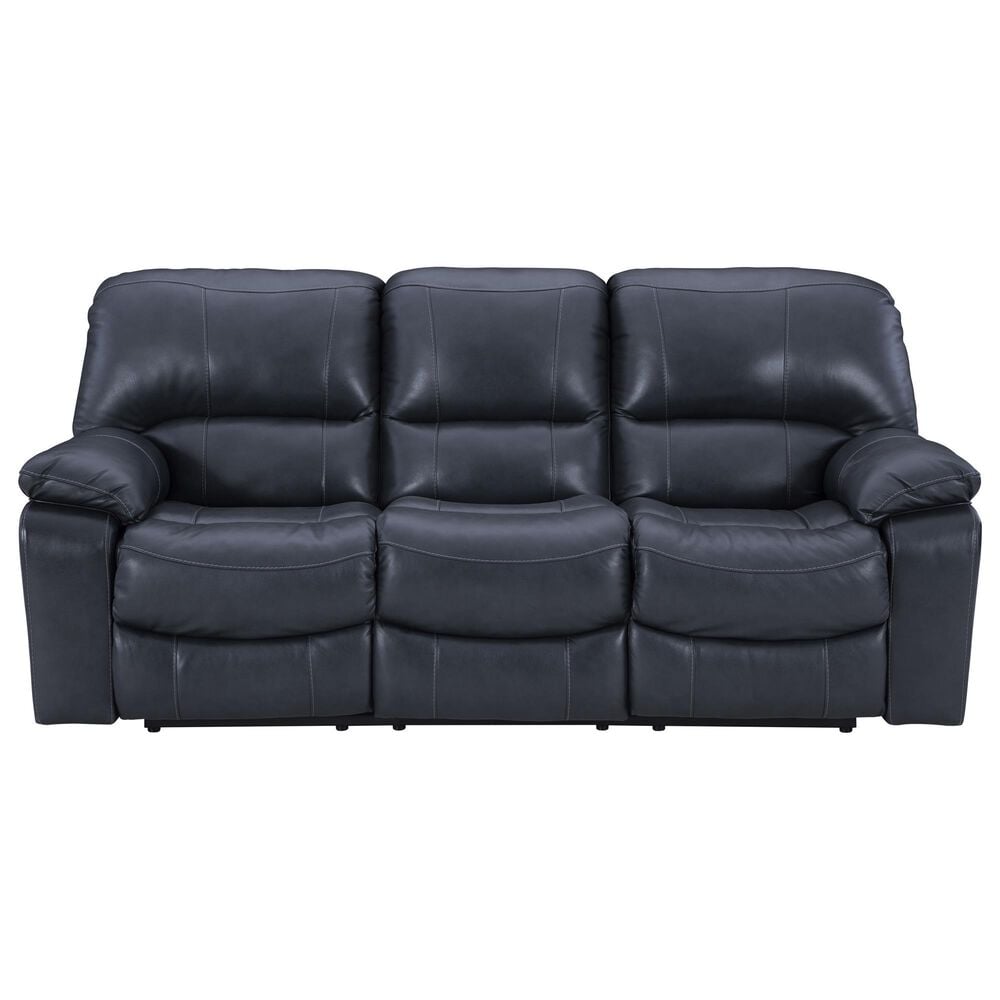 Ashley Leesworth Power Reclining Sofa in Ocean, , large