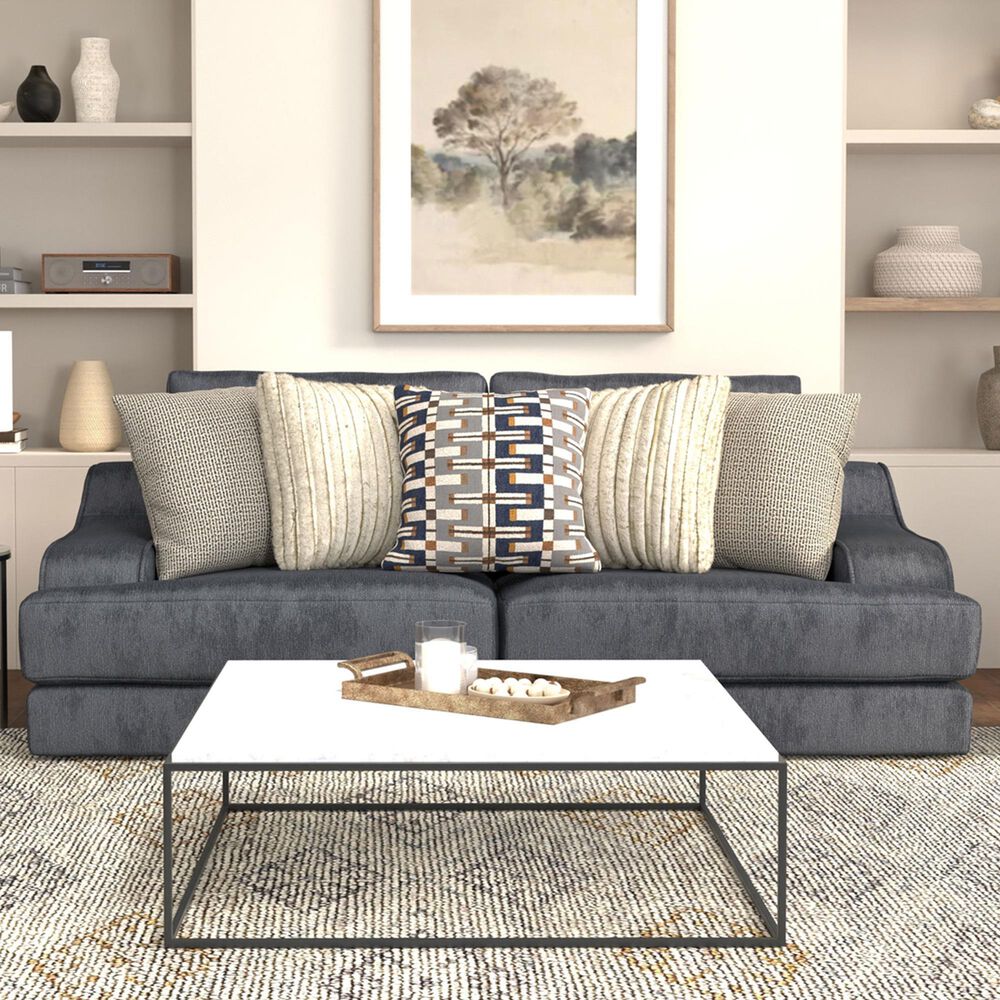 Jackson Furniture Olympus Stationary Sofa in Sapphire, , large