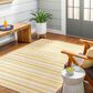 Surya Eagean EAG-2424 Mustard and Ivory 7"10" x 10"2" Indoor/Outdoor Area Rug, , large