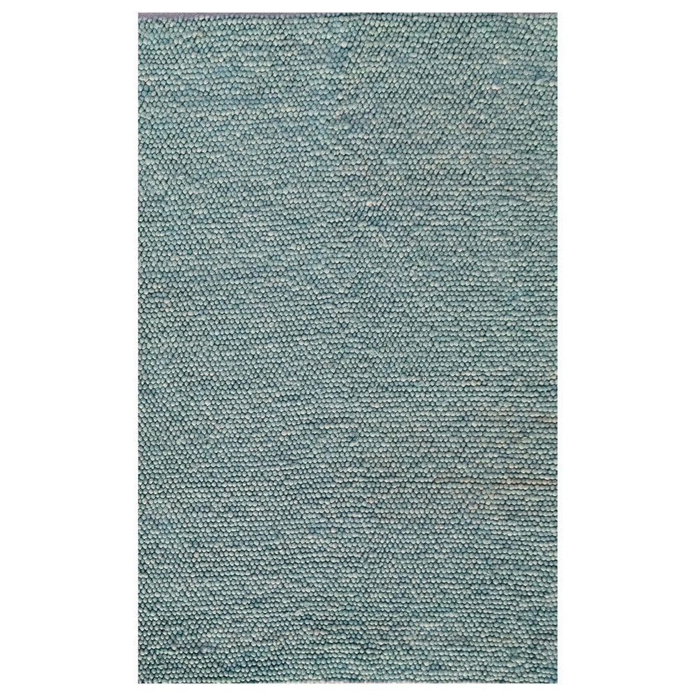 Kas Oriental Rugs Pave Cornerstone 8" x 11" Turquoise Area Rug, , large