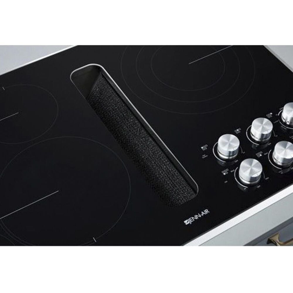 JennAir 36&quot; JX3 Electric Downdraft Cooktop in Black, , large
