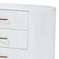 Baxton Studio Beyla 3-Drawer Dresser in White and Gold, , large