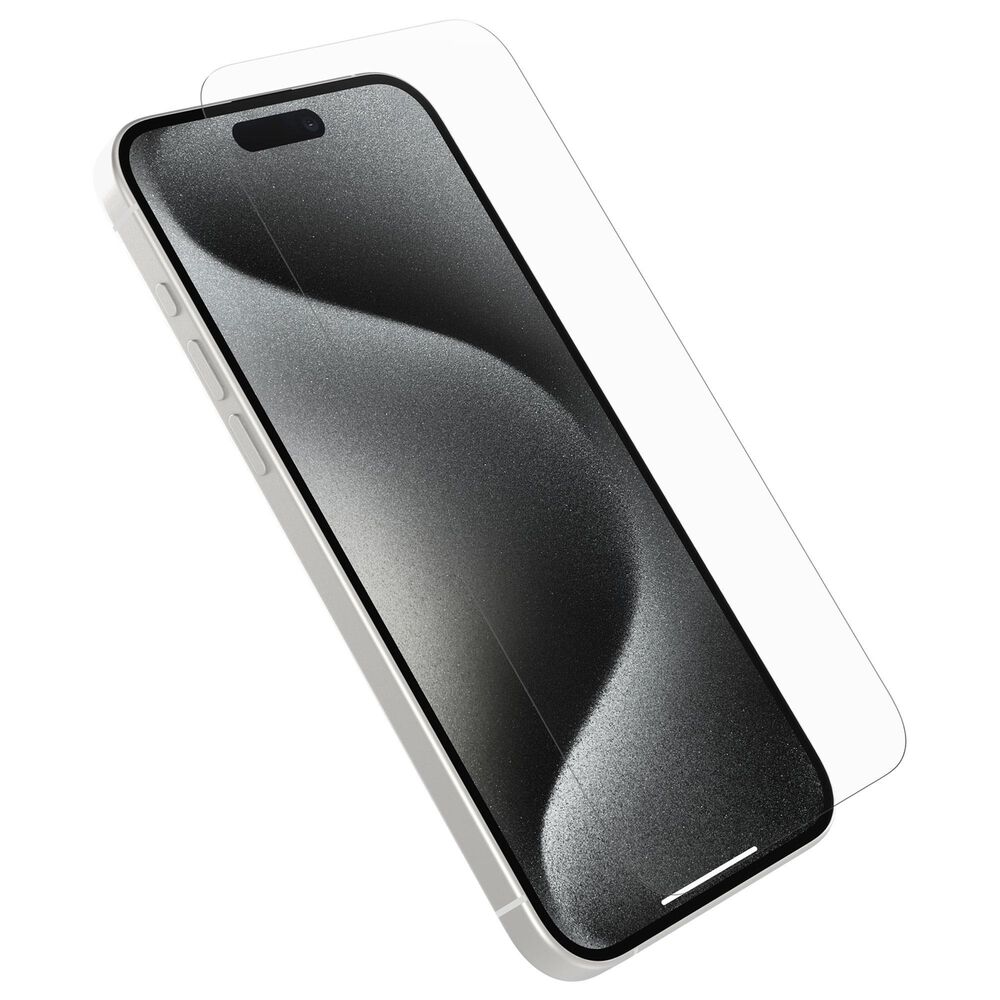 OtterBox Premium Glass Screen Protector for Apple iPhone 15 Pro Max in Clear, , large