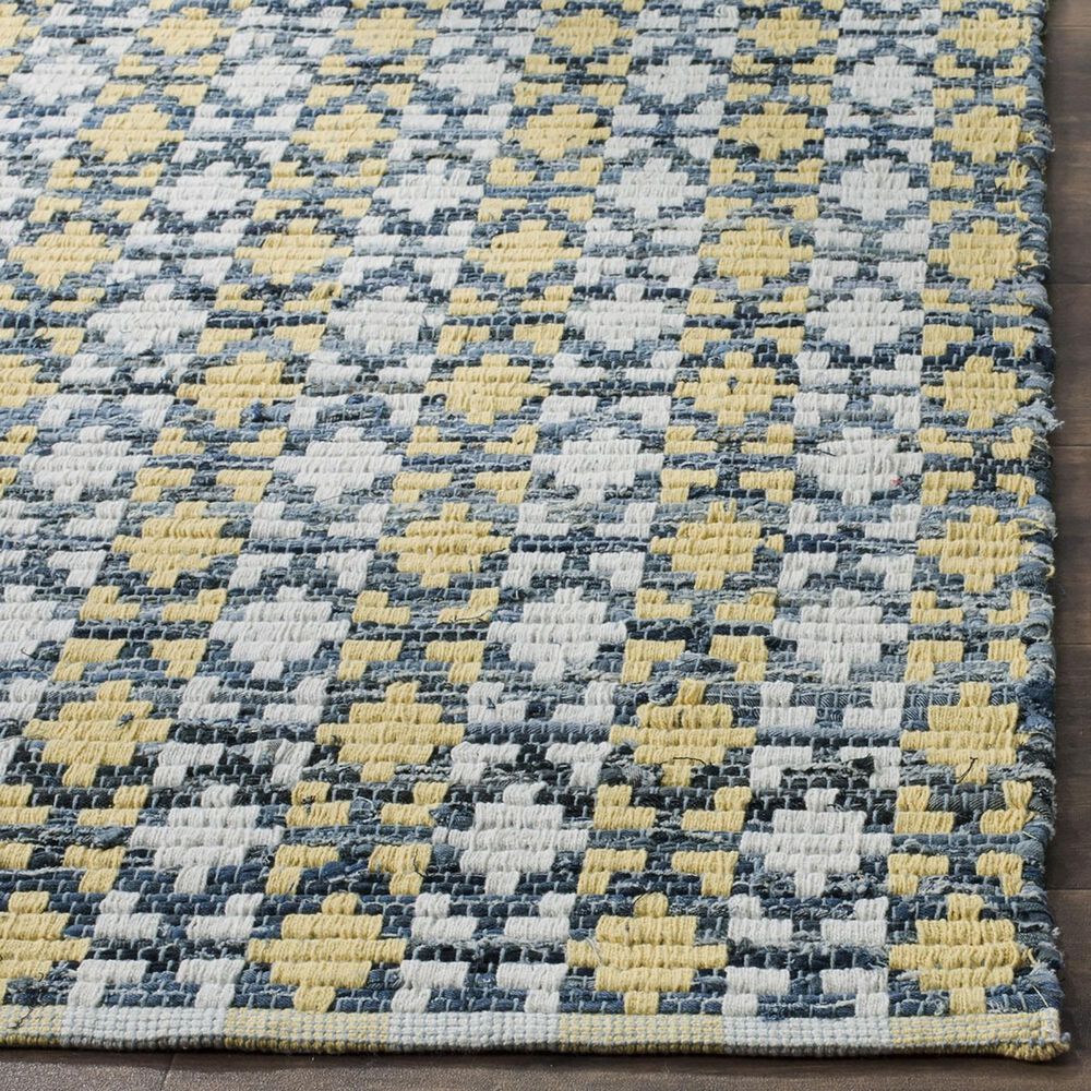 Safavieh Montauk Southwestern 4&#39; Square Gold and Multicolor Area Rug, , large