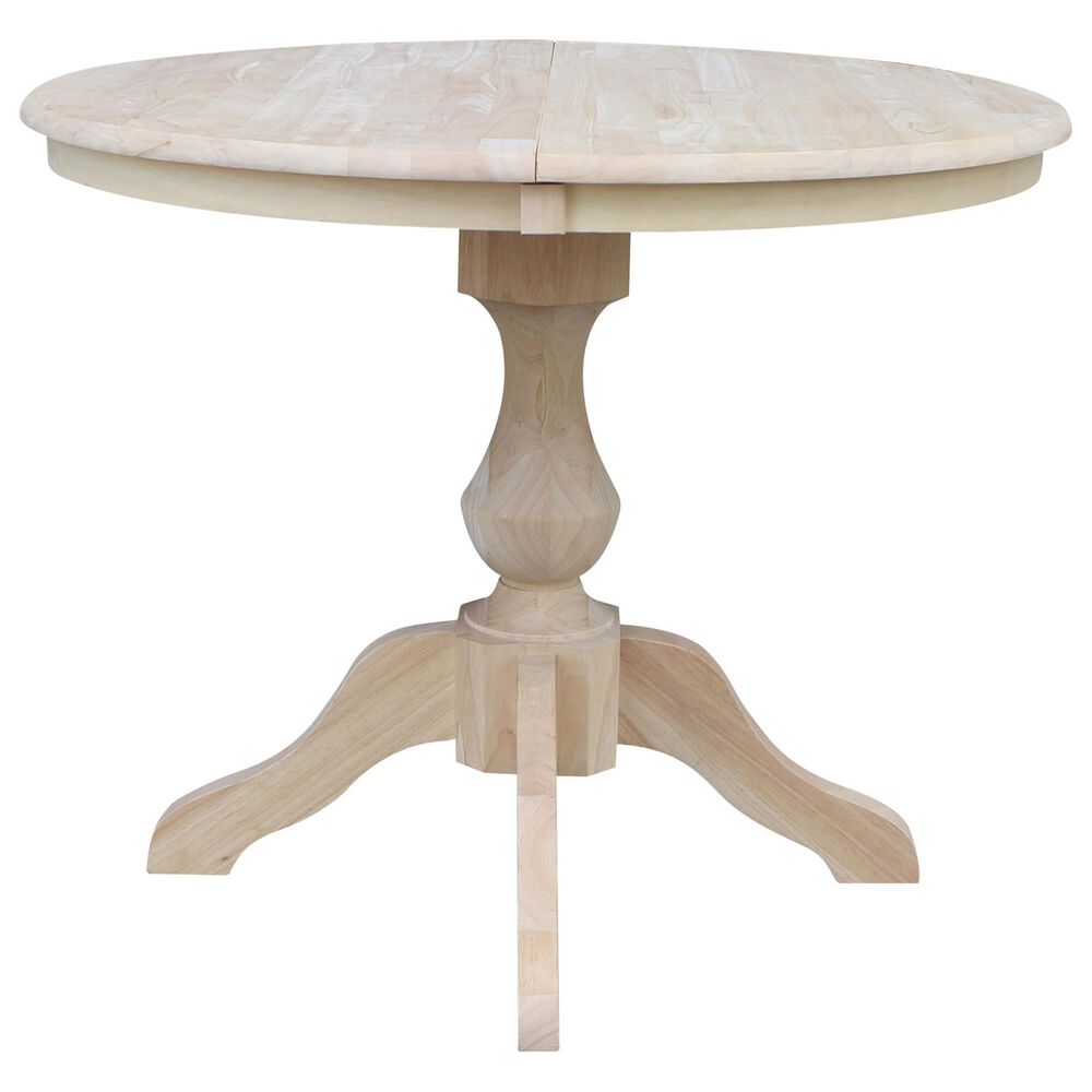 International Concepts 3-Piece Dining Set in Unfinished/Light Wood , , large