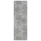 Safavieh Micro-Loop Geometric 2"3" x 8" Grey and Ivory Runner, , large
