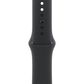 Apple Watch Series 11 (GPS) 42mm Aluminum Case with Black Sport Band - M/L in Space Gray and 2-Year AppleCare+, , large