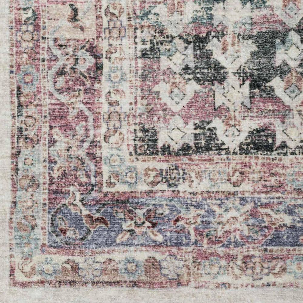 Dalyn Rug Company Jericho Bohemian 4&#39; Round Pearl Indoor/Outdoor Area Rug, , large