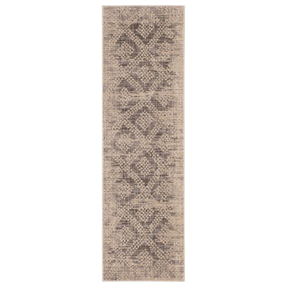 Karastan Axiom Inkle 92111-70042 2"4" x 7"10" Dove Runner, , large