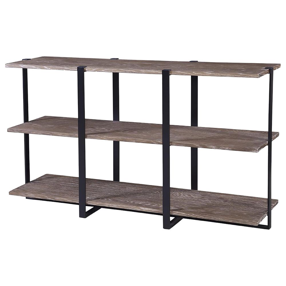 Vintage Furnishings Sequoia Console Table in Dark Brown and Black, , large