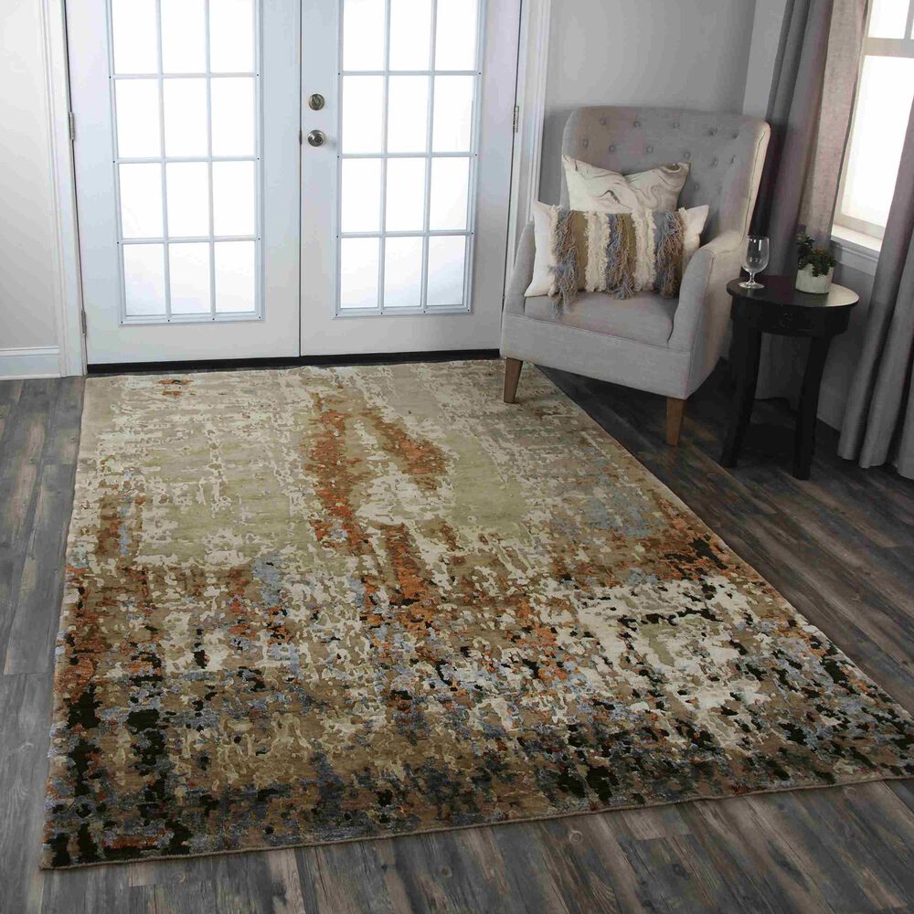 RIZZY Finesse 8&#39; x 10&#39; Beige Area Rug, , large