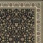 Oriental Weavers Kashan 108B 6"7" x 9"6" Black Area Rug, , large