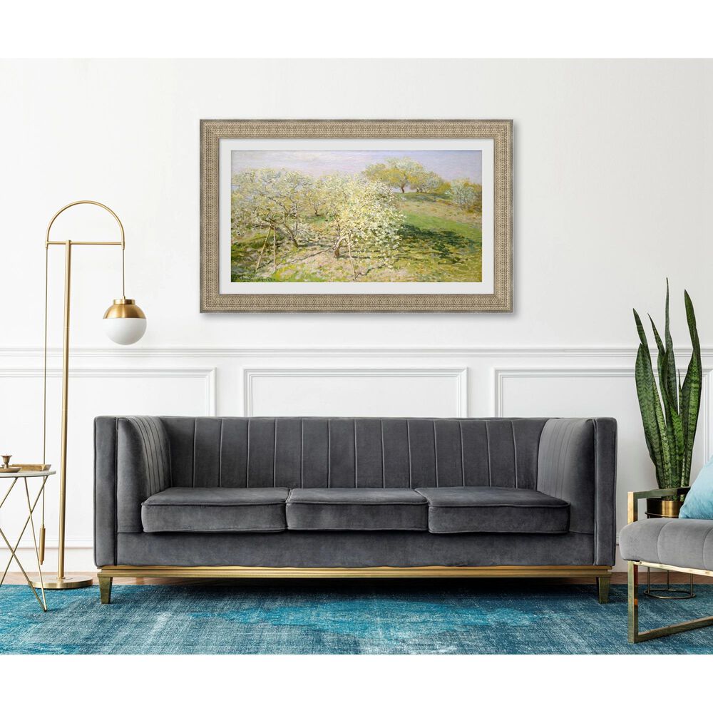 Deco TV Frames Premiere 85" Frame Bezel for Samsung the Frame TV in Gatsby Silver, , large