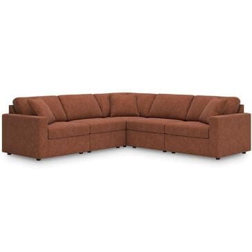 Ashley Modmax 5-Piece Sectional in Spice, , large