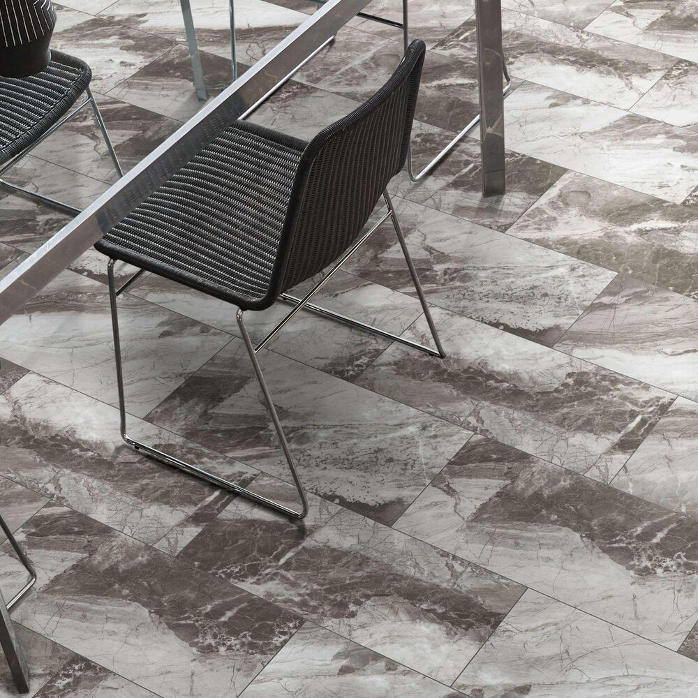 Shaw Vinyl Tile Paragon Tile Plus Bardiglio 12&quot; x 24&quot; Luxury Vinyl Tile, , large