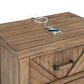 Sasha Lee 4-Piece Queen Bedroom Set in Knotty Hickory, , large