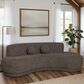 Blue River Oakland Stationary 3-Seater Sofa in Salted Brown Velvet, , large