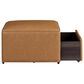 Lifestyle Solutions Hailey Storage Ottoman in Camel, , large
