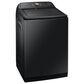 Samsung 5.5 Cu. Ft. Smart Top Load Impeller Washer and 7.4 Cu. Ft. Electric Dryer in Brushed Black, , large