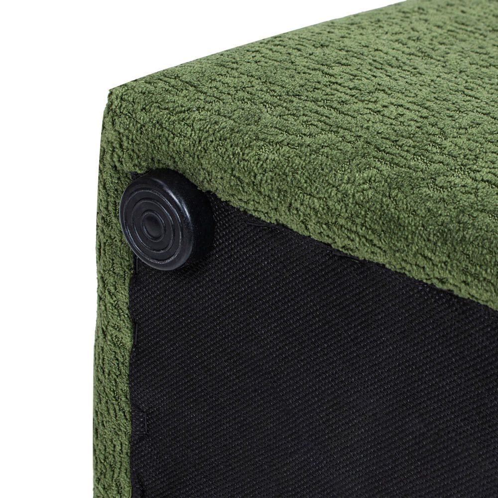 Jennifer Taylor Home Oliver Pouf in Moss Green, , large