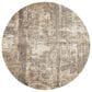 Feizy Parker 3701F 7"9" Round Ivory and Gray Area Rug, , large