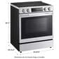 LG 6.3 Cu. Ft. Smart Induction Slide-in Range with ProBake Convection in PrintProof Stainless Steel, , large