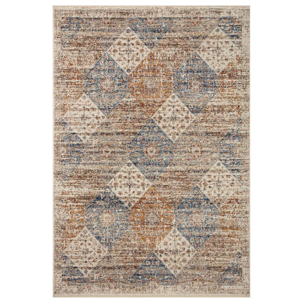 Loloi II Sorrento 2"7" x 8" Ivory and Multicolor Runner, , large
