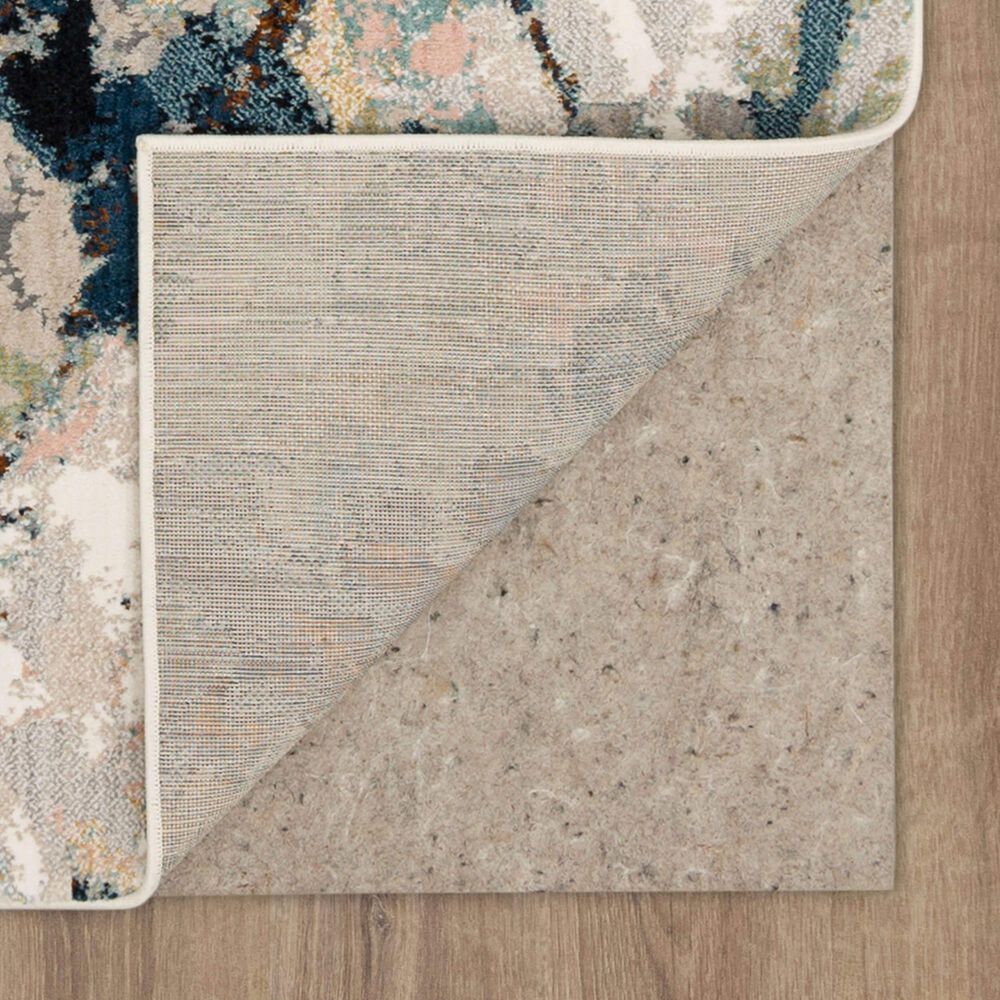 Karastan Epiphany Eroded Diamonds  2&#39;4&quot; x 7&#39;10&quot; Alabaster Runner, , large