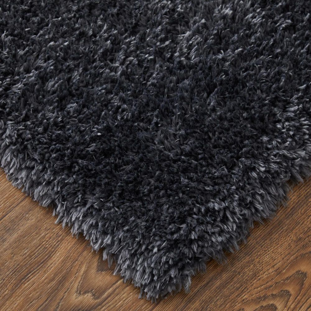 Feizy Darian 2&#39; x 3&#39; Black and Charcoal Area Rug, , large