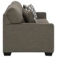 Ashley Mahoney Stationary Sofa and Loveseat Set in Chocolate, , large