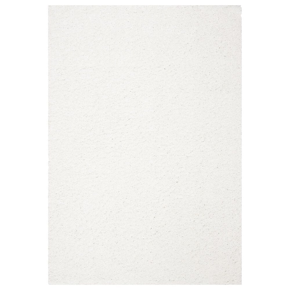 Safavieh August Shag 5"3" x 7"6" White Area Rug, , large