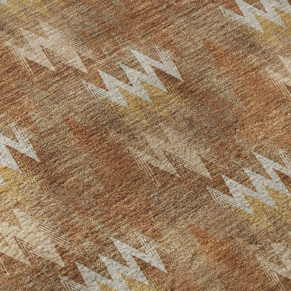 Dalyn Rug Company Soft Essentials Chevron Paprika 8' x 10' Area Rug, , large
