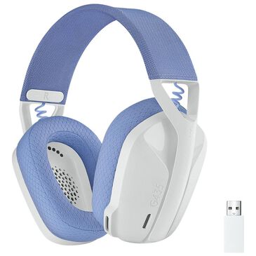 Logitech G435 Lightspeed Wireless Gaming Headset in Off White and Lilac, , large