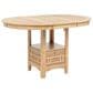 Pacific Landing Lavon 5-Piece Oval Counter Height Dining Set in Light Oak, , large