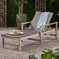 Hearth and Haven Hampton Outdoor Chaise Lounge with Adjustable Seating in Grey, , large