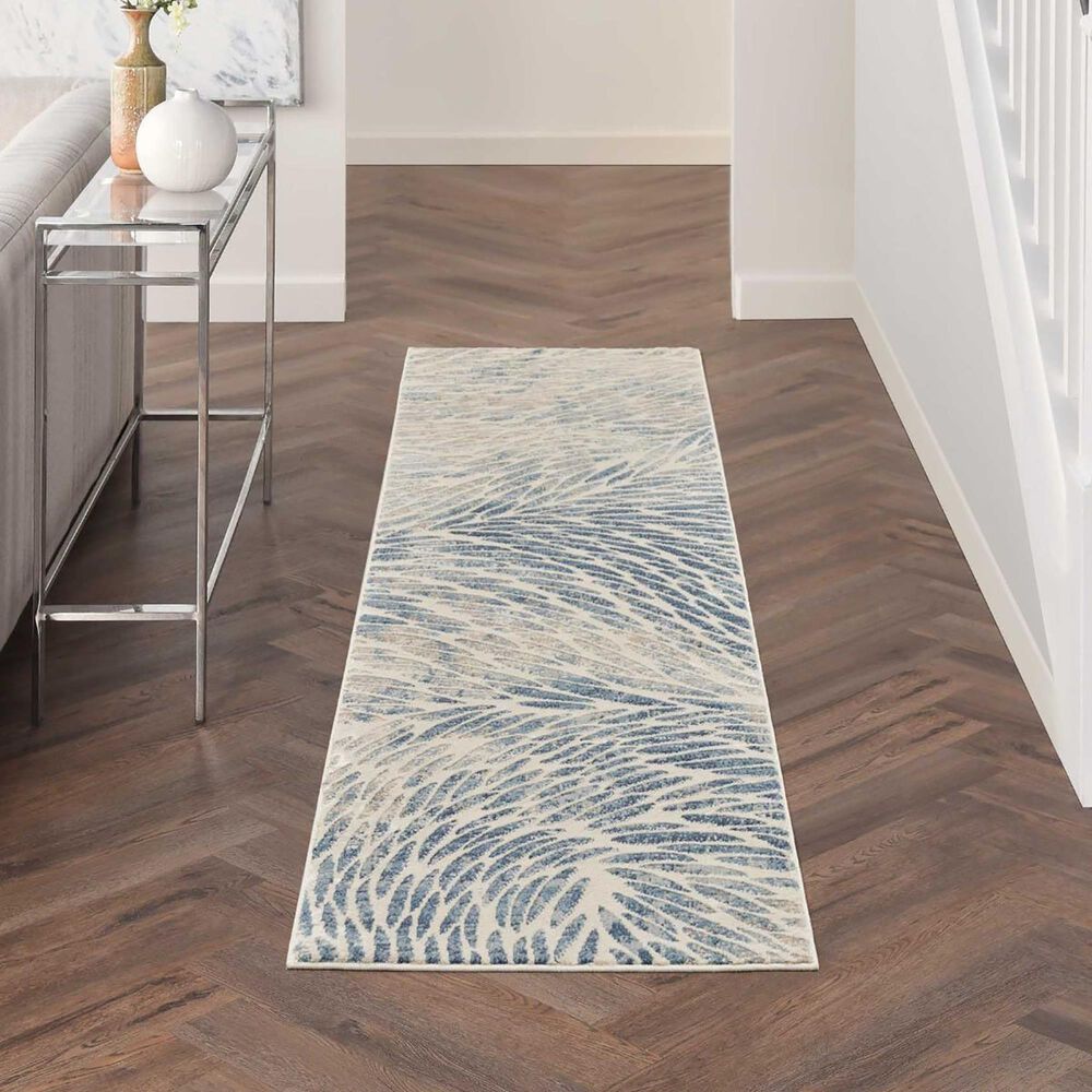 Nourison Exhale 2&#39;2&quot; x 7&#39;6&quot; Multicolor Runner, , large