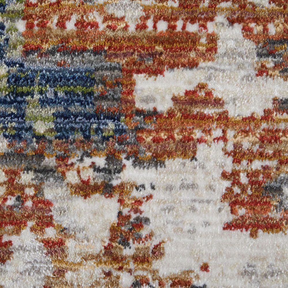 Feizy Sonora 5&#39; x 7&#39;6&quot; Ivory and Multicolor Area Rug, , large