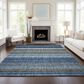 Dalyn Rug Company Portico PO2 Navy 3" x 5" Area Rug, , large