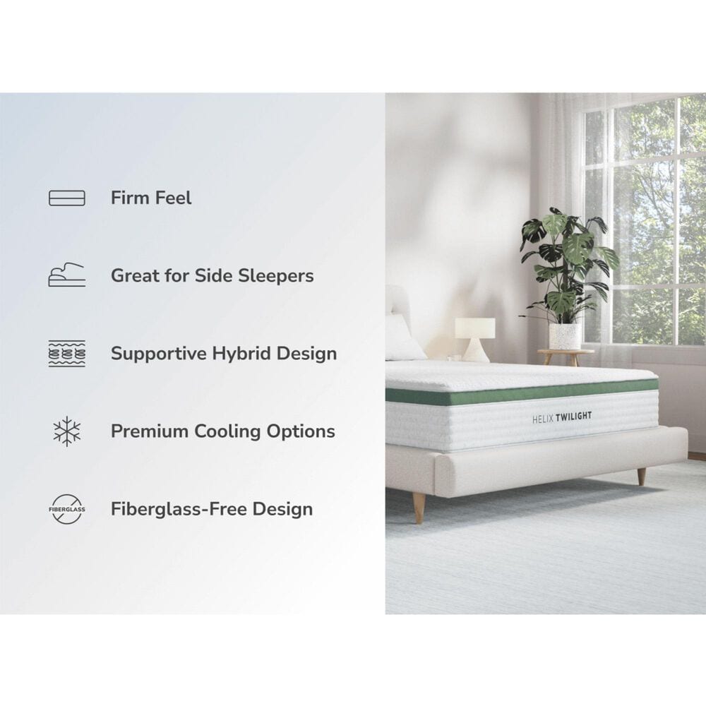 Helix Twilight Twin Mattress, , large