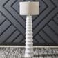 Ashley Veraleigh Poly Floor Lamp in White, , large
